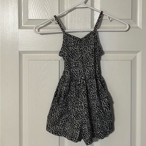 Stylish Black and White Kids Romper